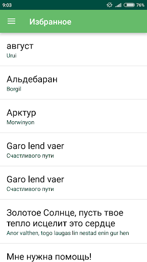 Словарь Синдарин Pro