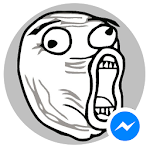 Cover Image of Download Rage Faces for Messenger  APK