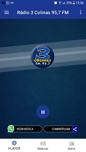 Android application Rádio 3 Colinas 95,7 FM screenshort
