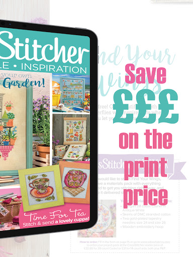 Screenshot of CrossStitcher Magazine