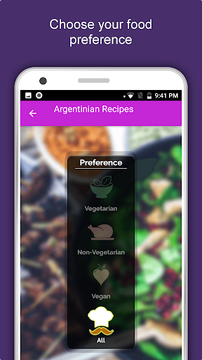 Android application All Argentinian Food Recipes screenshort