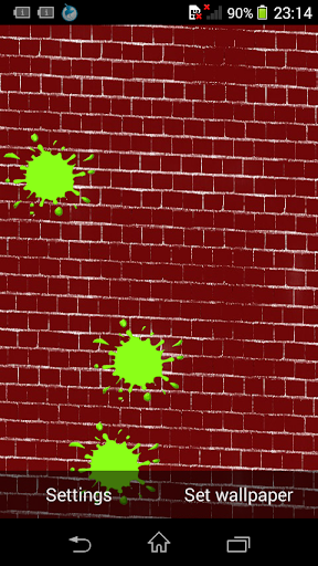 Android application Paint Splash Live Wallpaper screenshort