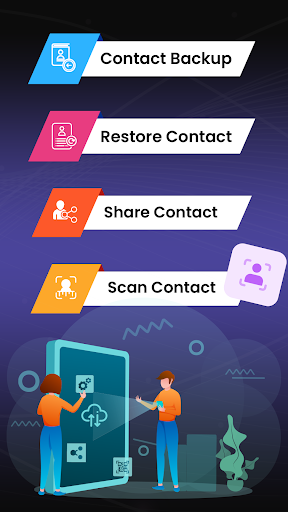 VCF, Import & Export Contacts Screen 2