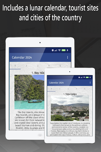 honduras calendar 2024