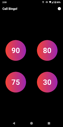 Android application Call Bingo! screenshort