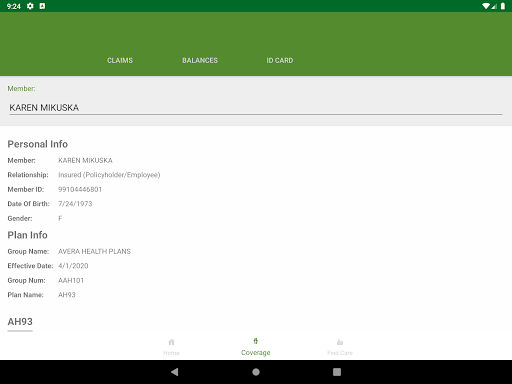 Avera Health Plan-MyHealthPlan