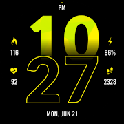 Active Yellow Fit Watch Face