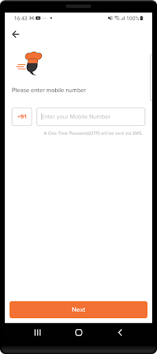 QuikShef - Quick Food Delivery Screen 3