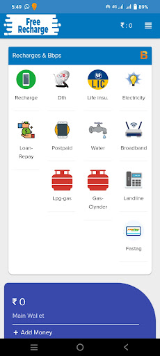 Android application Best Recharge Pay screenshort