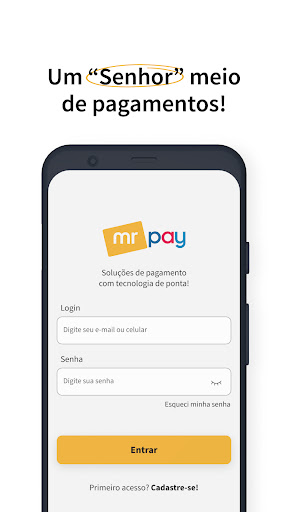 Android application Mr Pay screenshort