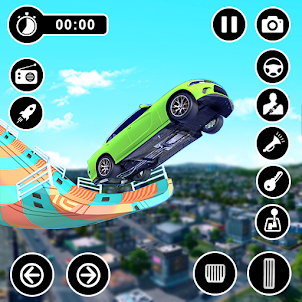 Mega Car Stunt Driving Race
