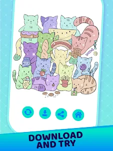 Funny Doodle Coloring Book