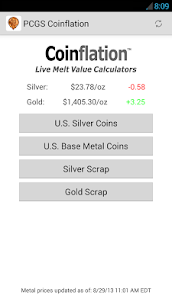 Coinflation – Gold & Silver Melt Values 1