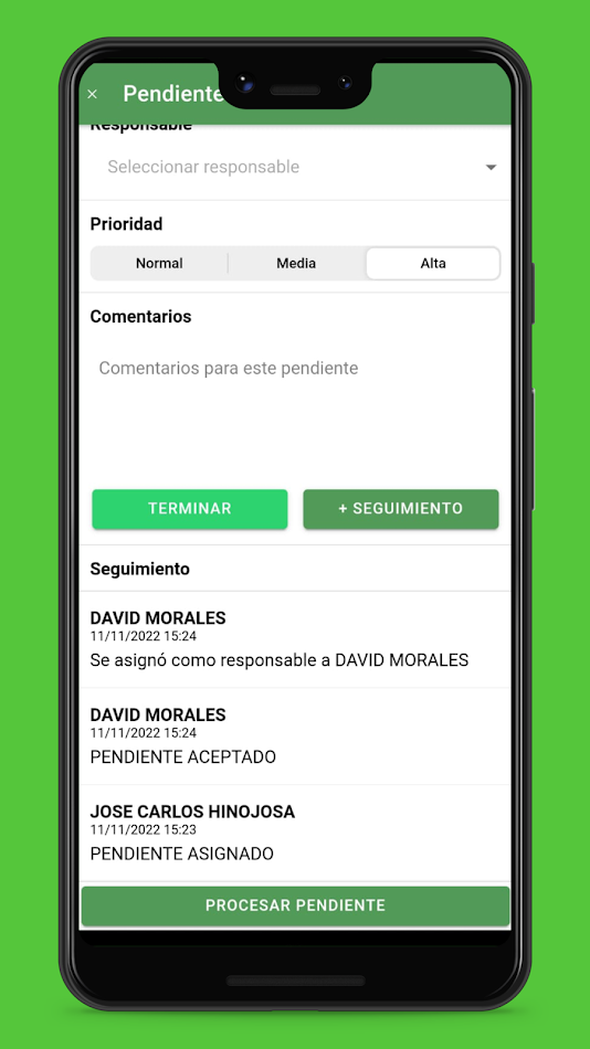 #3. Pendientes (Android) di: AXP TEK