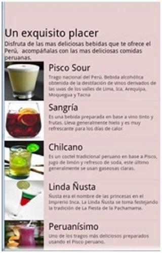 Tragos Perú