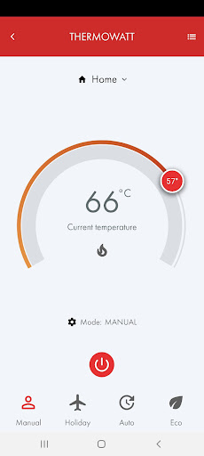 Android application MyThermowatt screenshort