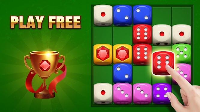 #2. Dice-Merge puzzle (Android) By: Red cat studio-focused puzzle game