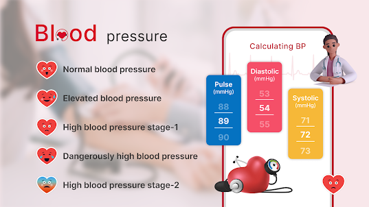 Blood Pressure Tracker & BPM