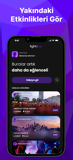 Android application LightsUp screenshort