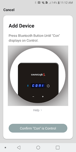 SaunaLogic Screen 3