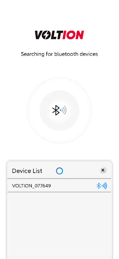 Android application VOLTION screenshort