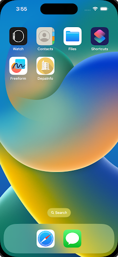 Android application Depainfo screenshort