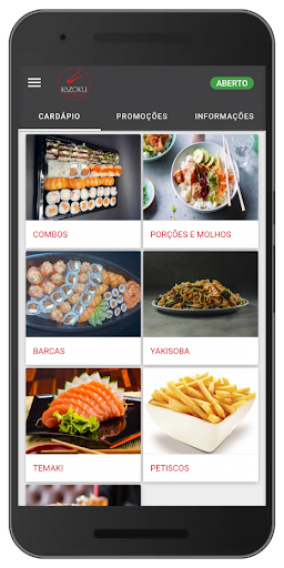 Android application Kazoku Sushi screenshort
