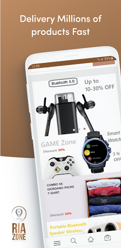 Android application Ria Zone screenshort