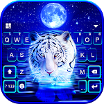 Cover Image of Unduh Latar Belakang Keyboard Neon Tiger 2  APK