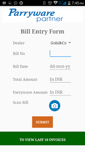 Parryware Partner Screen 3