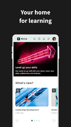 Android application THRIVE - Learning & Skills screenshort