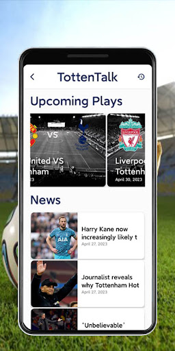 Totten Sports Information Screen 2
