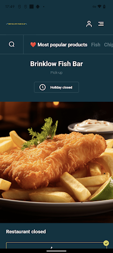 Android application Brinklow Fish Bar screenshort