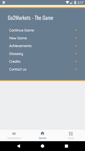 Android application Go2Markets screenshort