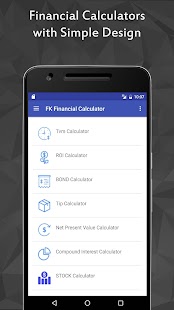 اسکرین شات نرم افزار Ray Financial Calculator Pro