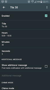 Hourly chime Varies with device APK screenshots 2