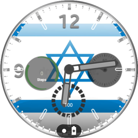 Israel Flag Watchface - 1.0.0 - (Android)
