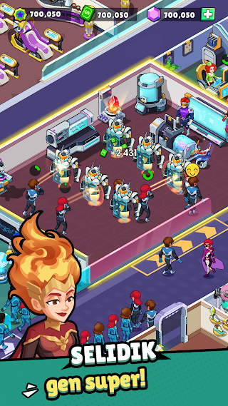 Idle Superpower School - Screenshot 2