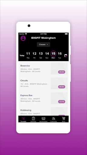 BXGFit Screen 3