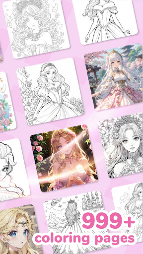 Cute Drawing: Anime Coloring screenshot 12