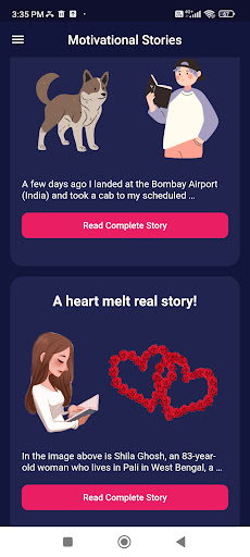 Motivational Stories - relax Screen 2