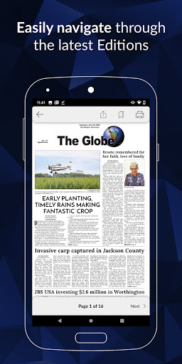 The Globe E-paper Screen 2