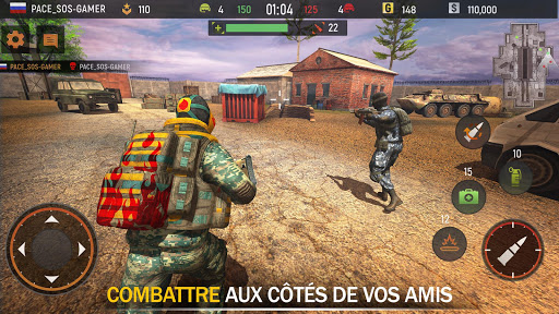 Télécharger Striker Zone: 3D Jeux De Guerre Tireur Online APK MOD (Astuce) screenshots 1