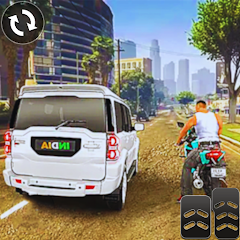 Indian Bike & Car simulator 3d icon