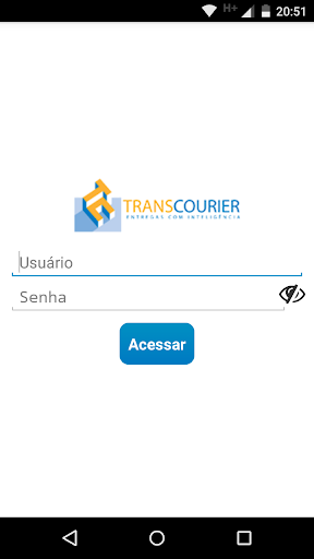 Android application Transcourier Mobile screenshort