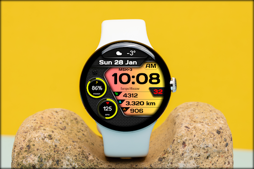 Digital Sport RPOOF Watchface Screen 3