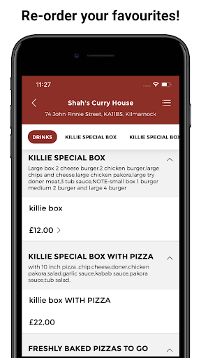 Shahs Curry House Screen 2