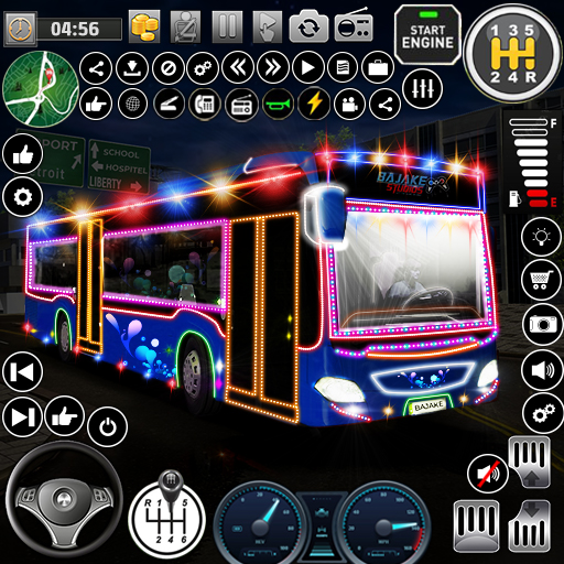 City Bus Europe Coach Bus Game  Icon