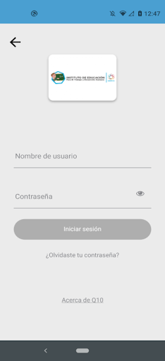 Android application EQUIPO SI screenshort