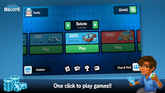 Multiplayer Belote & Coinche 6.9.6 screenshots 3